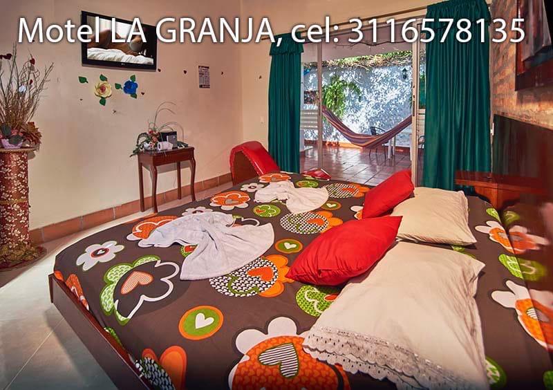 Habitación con vista a patio y amenidades